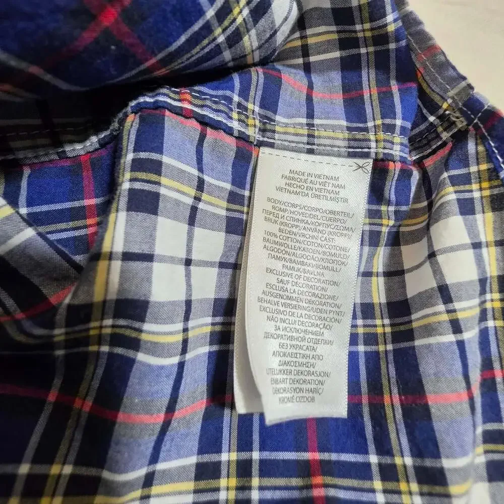 Ralph Lauren Plaid Button Down Shirt L/G (14-16)